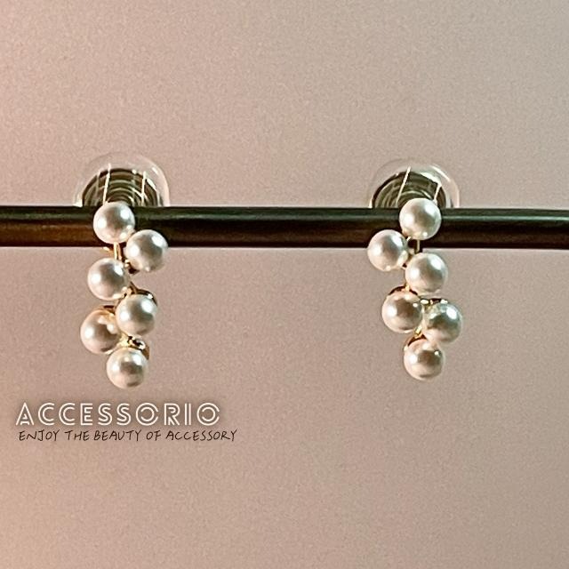 ╶◇╴拾飾 Accessorio 現貨  天然珍珠 電鍍14K金 耳夾 輕奢-細節圖2