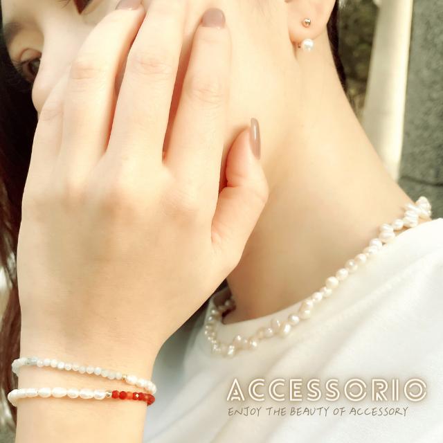╶◇╴拾飾 Accessorio 現貨  天然玉石 珍珠 串珠手鍊-細節圖9