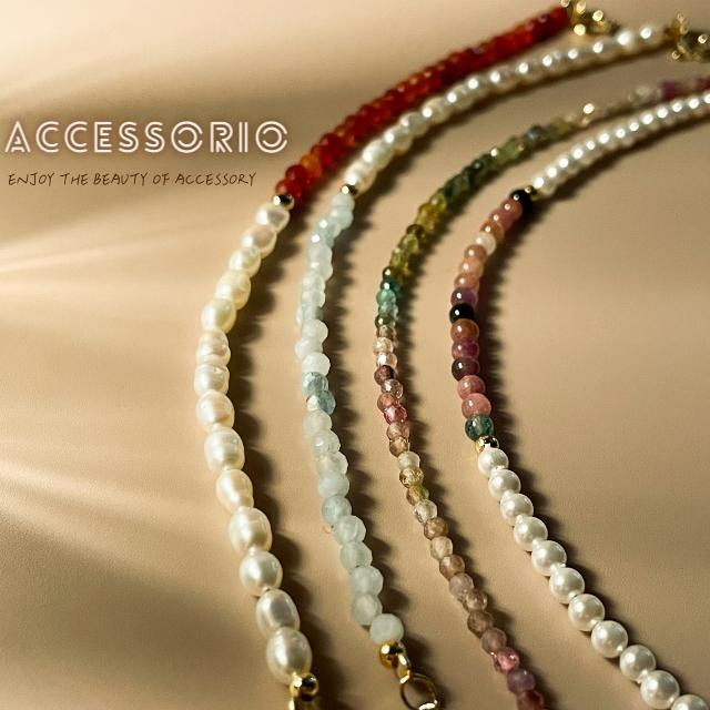 ╶◇╴拾飾 Accessorio 現貨  天然玉石 珍珠 串珠手鍊-細節圖12