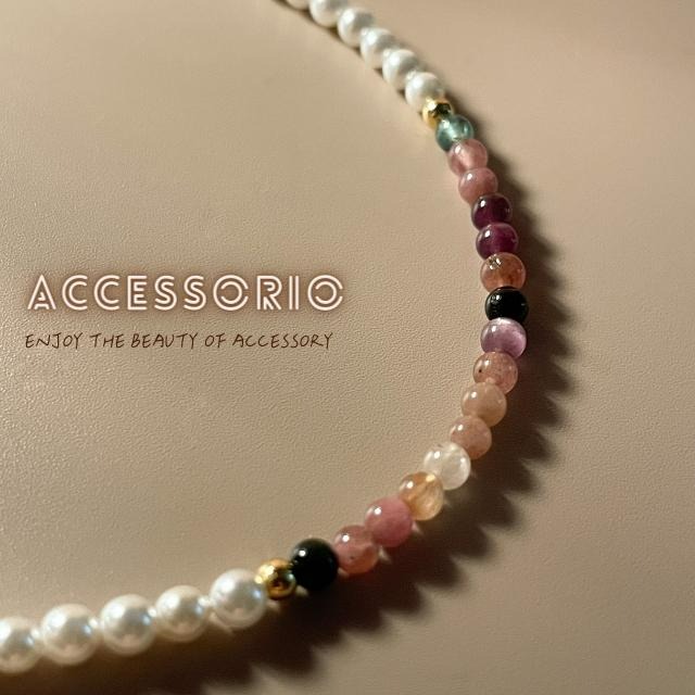 ╶◇╴拾飾 Accessorio 現貨  天然玉石 珍珠 串珠手鍊-細節圖13