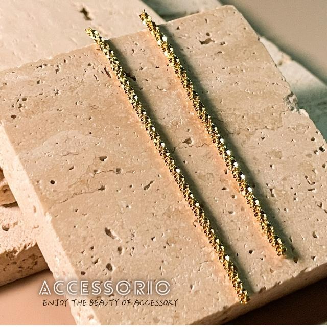 ╶◇╴拾飾 Accessorio 現貨 S925銀鍍14K金 垂墜 流蘇 耳線 耳環-細節圖12