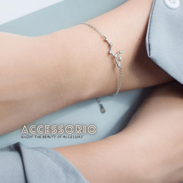 ╶◇╴拾飾 Accessorio 現貨  十二星座 S925純銀手鍊 雙魚座 天蠍座 處女座 射手座 獅子座 細手鍊-細節圖2