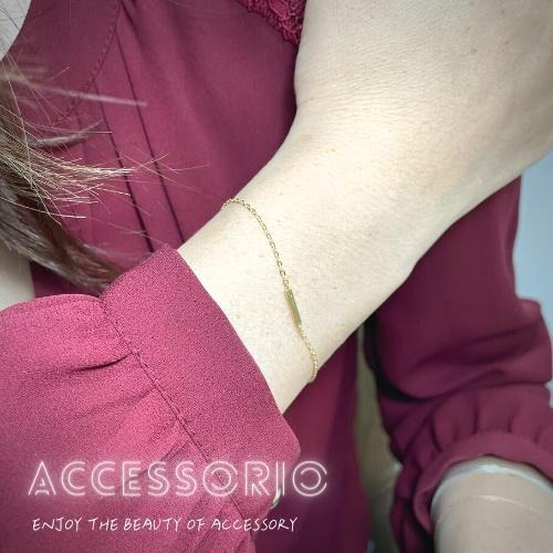 ╶◇╴拾飾 Accessorio 現貨  INS風 S925鍍14K金手鍊-細節圖6