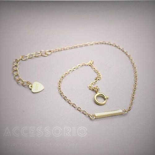 ╶◇╴拾飾 Accessorio 現貨  INS風 S925鍍14K金手鍊-細節圖7