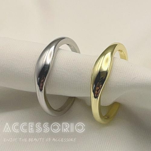 ╶◇╴拾飾 Accessorio 現貨  S925不規則雙色套戒-細節圖2