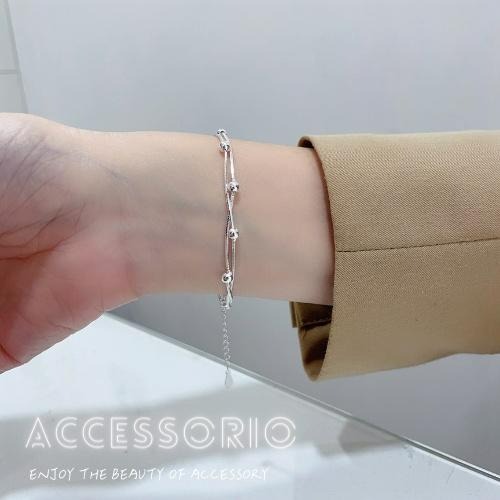 ╶◇╴拾飾 Accessorio 現貨  小圓球 S925 蛇骨女手鍊-細節圖5