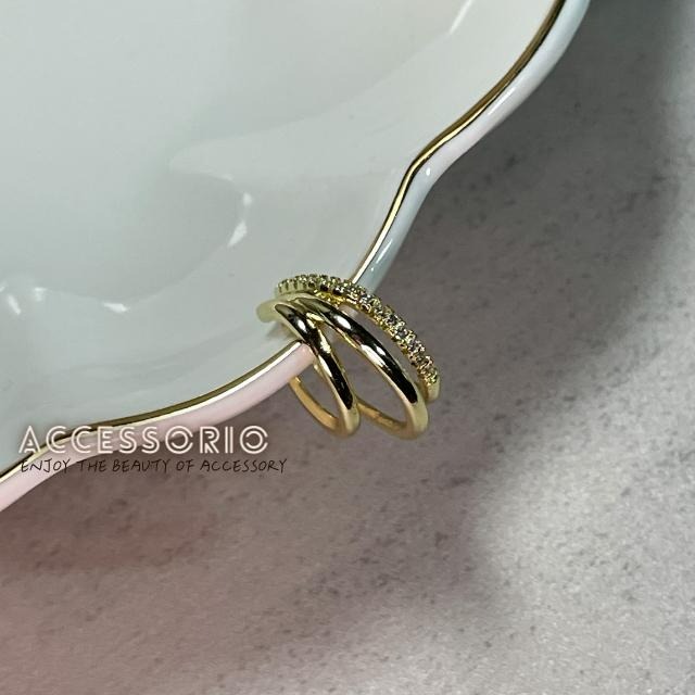 ╶◇╴拾飾 Accessorio 現貨  三層耳骨夾(單個)-細節圖2