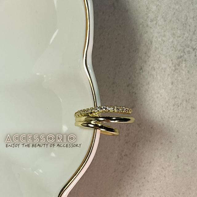 ╶◇╴拾飾 Accessorio 現貨  三層耳骨夾(單個)-細節圖4