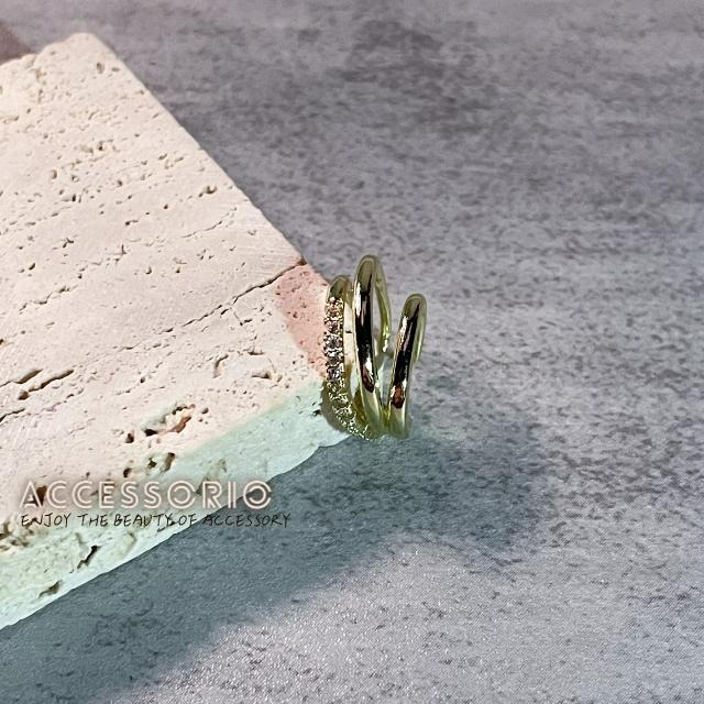 ╶◇╴拾飾 Accessorio 現貨  三層耳骨夾(單個)-細節圖5