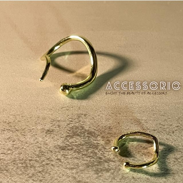 ╶◇╴拾飾 Accessorio 現貨  兩件式 電鍍14K金耳骨夾-細節圖6