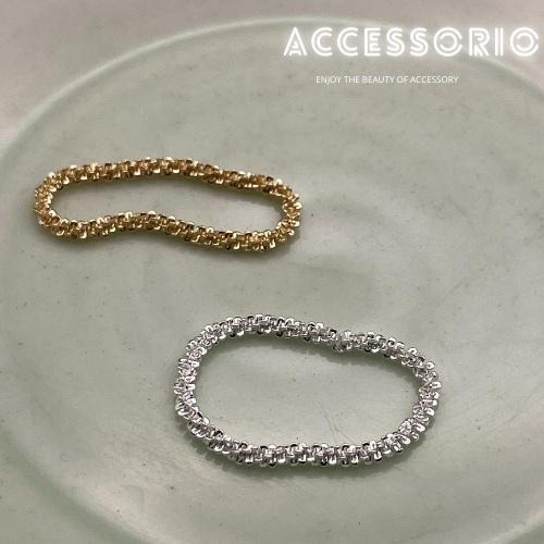 ╶◇╴拾飾 Accessorio 現貨  波光粼粼鍊戒-細節圖3