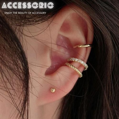 ╶◇╴拾飾 Accessorio 現貨  三件式 無耳洞 S925 耳骨夾-細節圖3