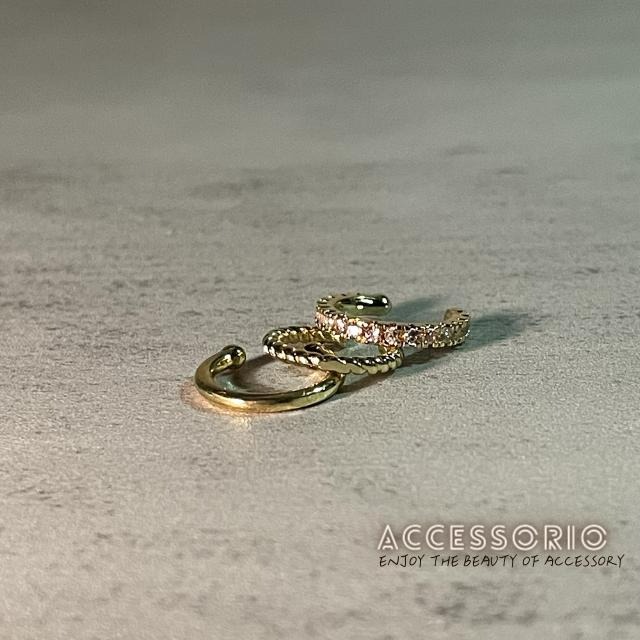 ╶◇╴拾飾 Accessorio 現貨  三件式 無耳洞 S925 耳骨夾-細節圖6