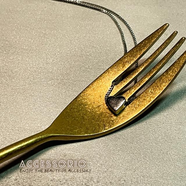 ╶◇╴拾飾 Accessorio 現貨  簡約百搭款 銀色愛心項鍊-細節圖6