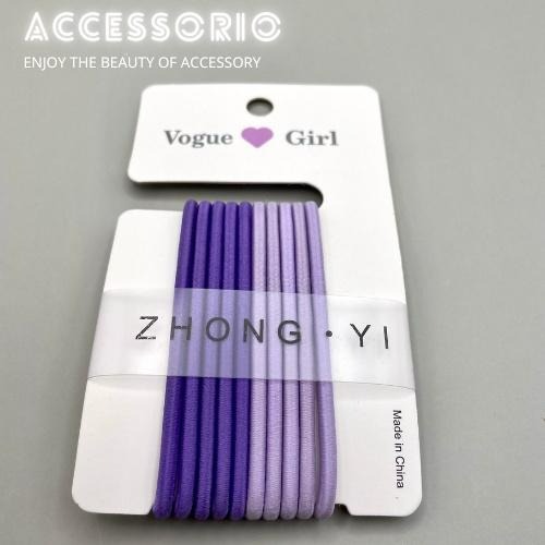 ╶◇╴拾飾 Accessorio 現貨  繽紛色彩高彈力髮圈 一組10個-細節圖2
