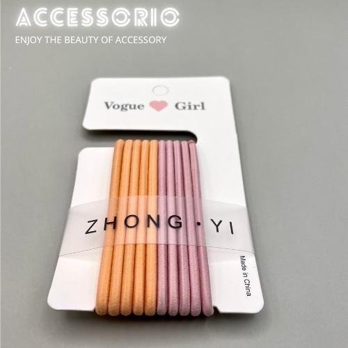 ╶◇╴拾飾 Accessorio 現貨  繽紛色彩高彈力髮圈 一組10個-細節圖3