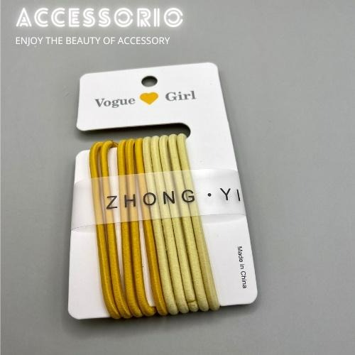 ╶◇╴拾飾 Accessorio 現貨  繽紛色彩高彈力髮圈 一組10個-細節圖4