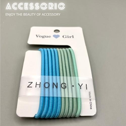 ╶◇╴拾飾 Accessorio 現貨  繽紛色彩高彈力髮圈 一組10個-細節圖6