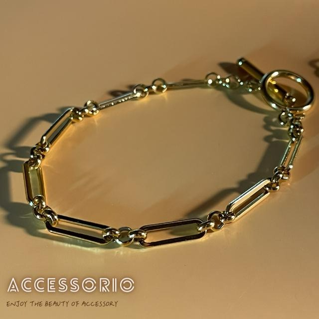 ╶◇╴拾飾 Accessorio 現貨  鈦鋼OT扣手鍊 鈦鋼項鍊-細節圖7