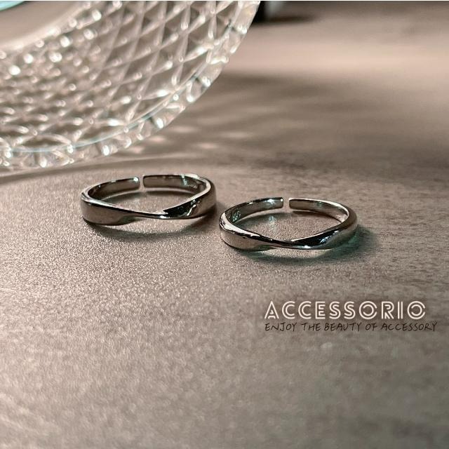 ╶◇╴拾飾 Accessorio 現貨  永恆的愛∞ 可調式情侶對戒-細節圖4