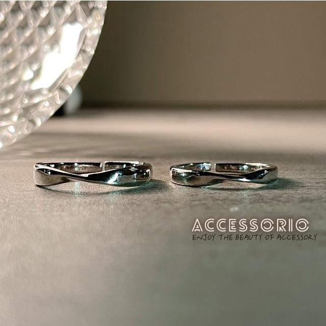 ╶◇╴拾飾 Accessorio 現貨  永恆的愛∞ 可調式情侶對戒-細節圖5