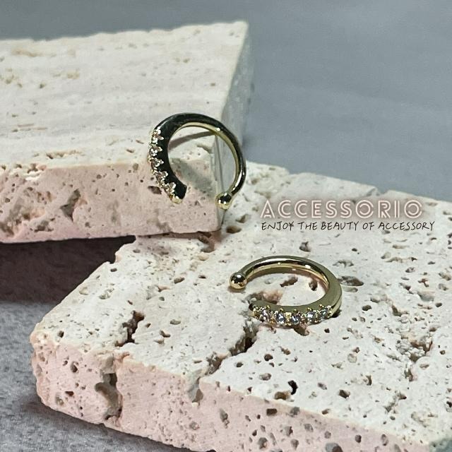 ╶◇╴拾飾 Accessorio 現貨  鋯石耳骨夾-細節圖4