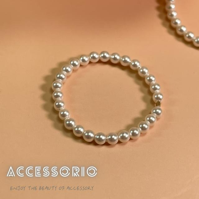 ╶◇╴拾飾 Accessorio 現貨  施華洛世奇珍珠戒指 線戒-細節圖3