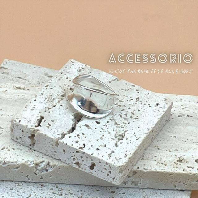 ╶◇╴拾飾 Accessorio 現貨  S925純銀 不規則寬戒指-細節圖4