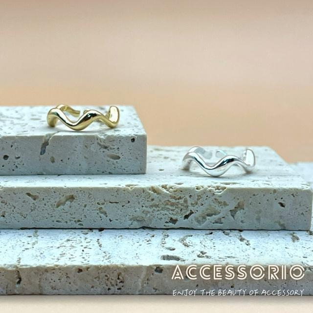 ╶◇╴拾飾 Accessorio 現貨  不規則細戒 S925純銀開口可調整戒指-細節圖4