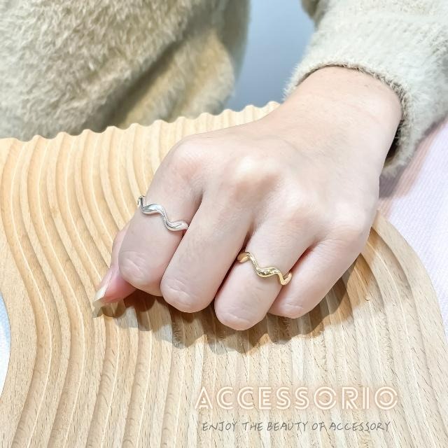 ╶◇╴拾飾 Accessorio 現貨  不規則細戒 S925純銀開口可調整戒指-細節圖7