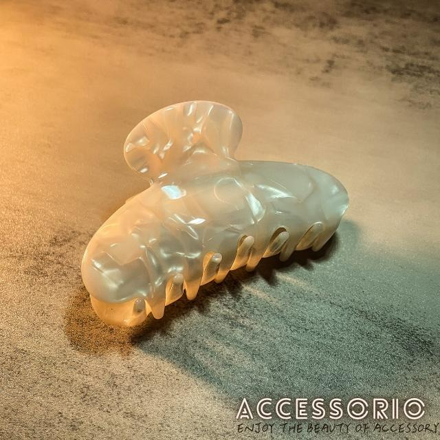 ╶◇╴拾飾 Accessorio 現貨   醋酸鯊魚夾 抓夾 髮飾 後腦勺髮夾 交叉髮夾-細節圖2