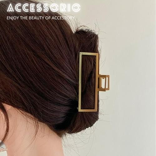 ╶◇╴拾飾 Accessorio 現貨  漸層色霧面材質 金屬鯊魚夾-細節圖5
