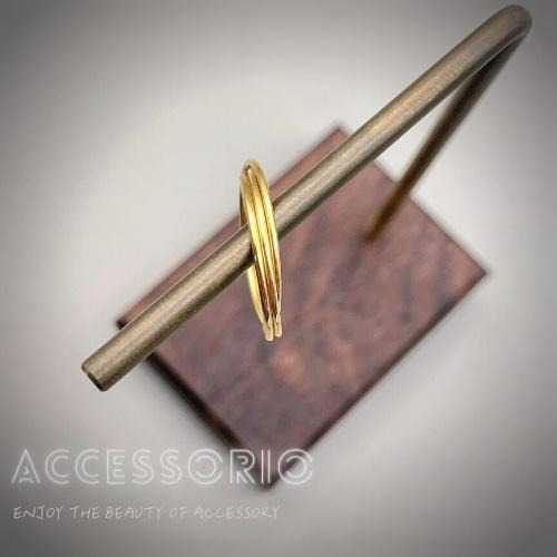 ╶◇╴拾飾 Accessorio 現貨  簡約 鈦鋼三環戒指-細節圖6