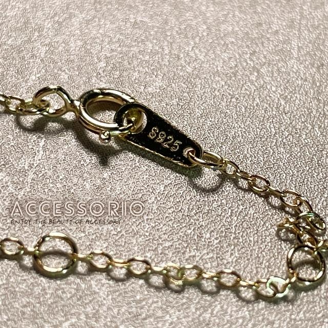 ╶◇╴拾飾 Accessorio 現貨  天使的眼淚 INS風 S925純銀鍍14K金 女手鍊-細節圖5