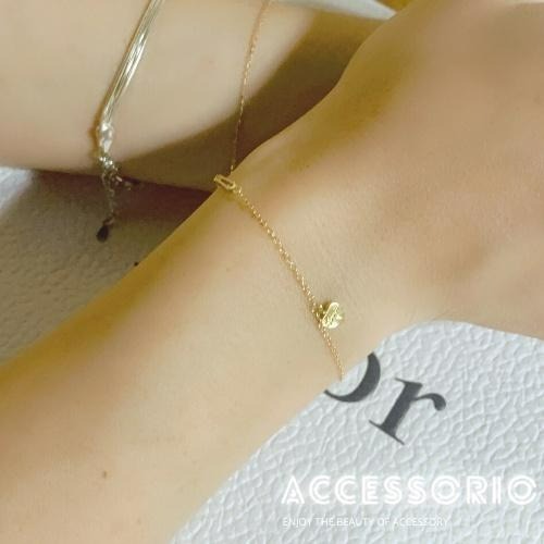 ╶◇╴拾飾 Accessorio 現貨  S925鍍金 愛戀細手鍊-細節圖2