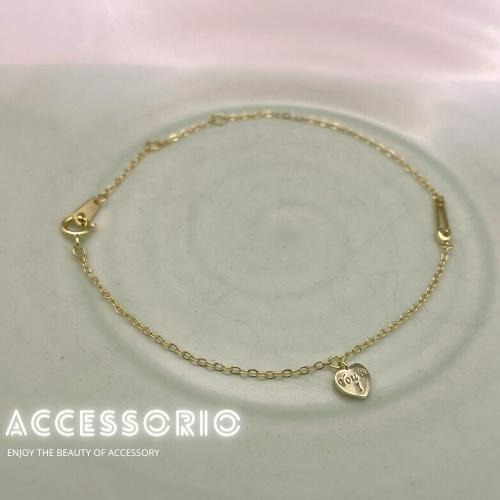 ╶◇╴拾飾 Accessorio 現貨  S925鍍金 愛戀細手鍊-細節圖4