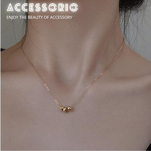 ╶◇╴拾飾 Accessorio 現貨  小金豆 INS百搭項鍊-細節圖4