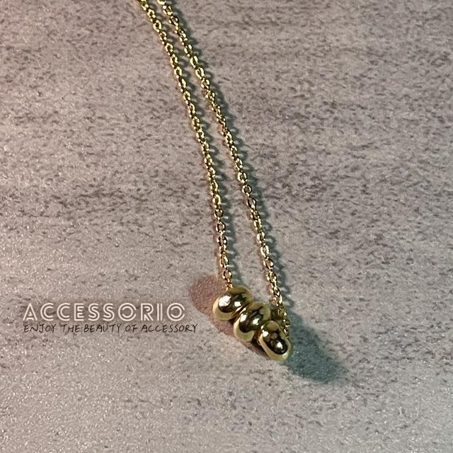 ╶◇╴拾飾 Accessorio 現貨  小金豆 INS百搭項鍊-細節圖7