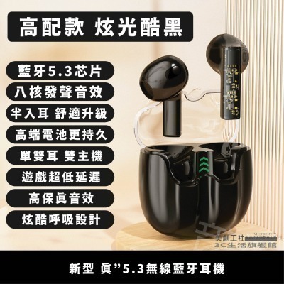 METRON 快速出貨  C21藍芽耳機 高配款 雙主機 高清通話 HIFI黑膠音質 降噪 半入耳 運動耳機 質量保証-細節圖11