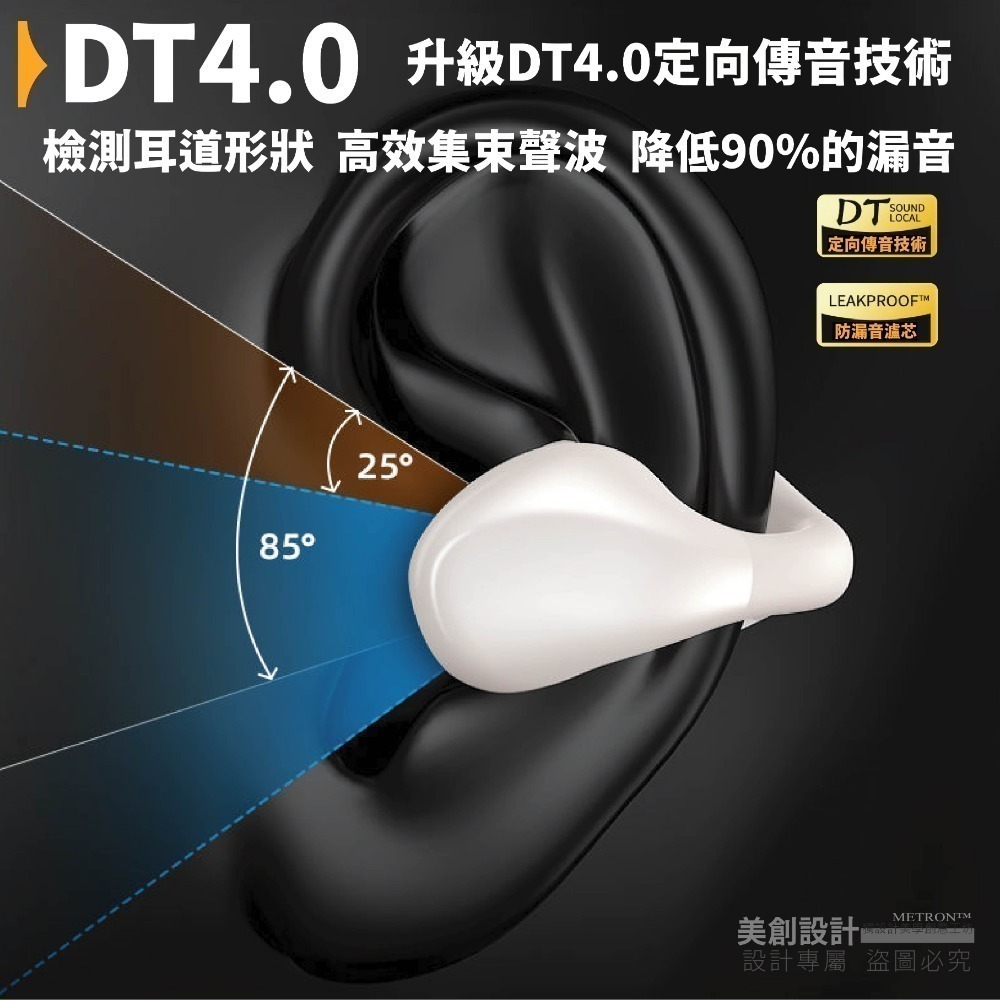 S12真無線 藍芽耳機 定向傳音 不入耳 全景立體聲 降噪 高清通話 防漏 運動耳機 METRON 快速出貨 質量保証-細節圖4