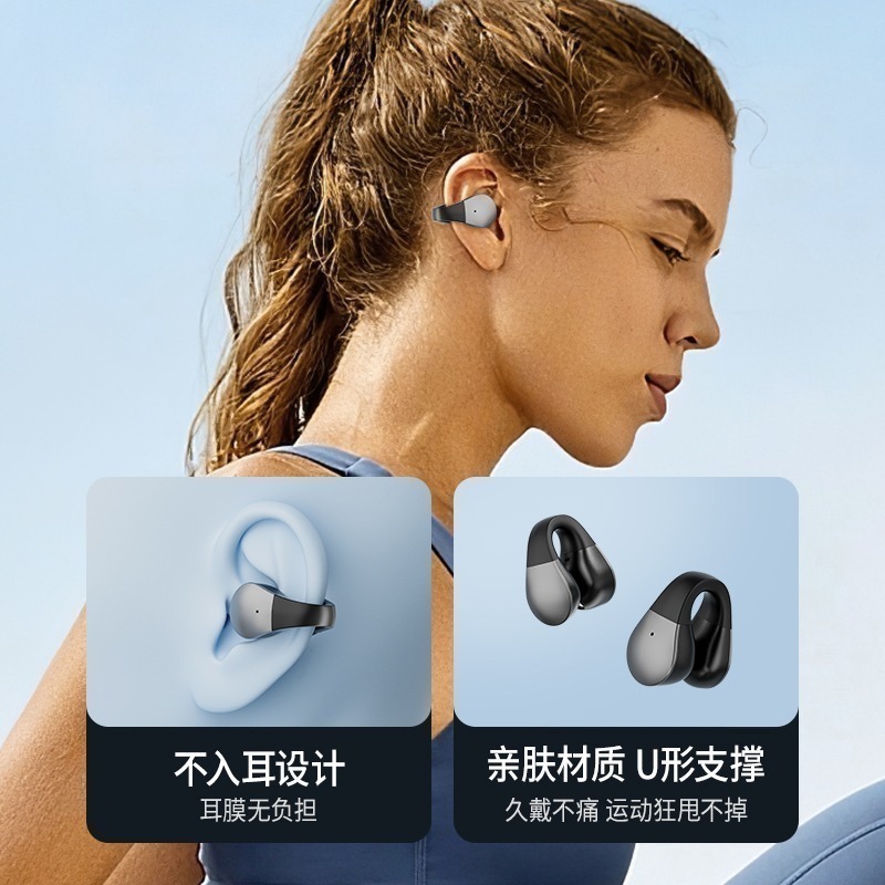 美創靈動環 真無線 藍牙耳機 W600 PRO 定向傳音 不漏音 影院級立體環繞音效 不入耳 舒適佩戴 運動耳機-細節圖6