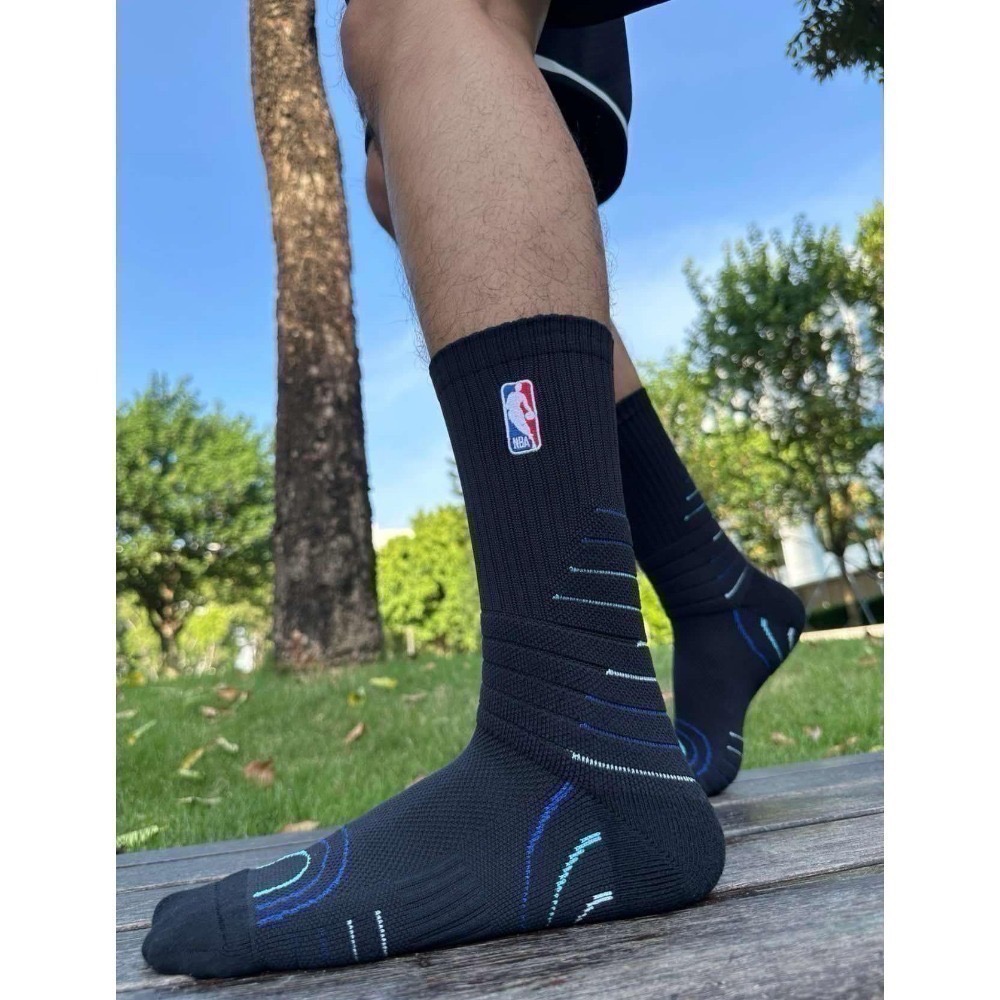 正品 NBA 菁英襪 籃球襪 防滑 帥氣 白色 米色 黑色 NIKE ELITE 緩震 神襪-規格圖10