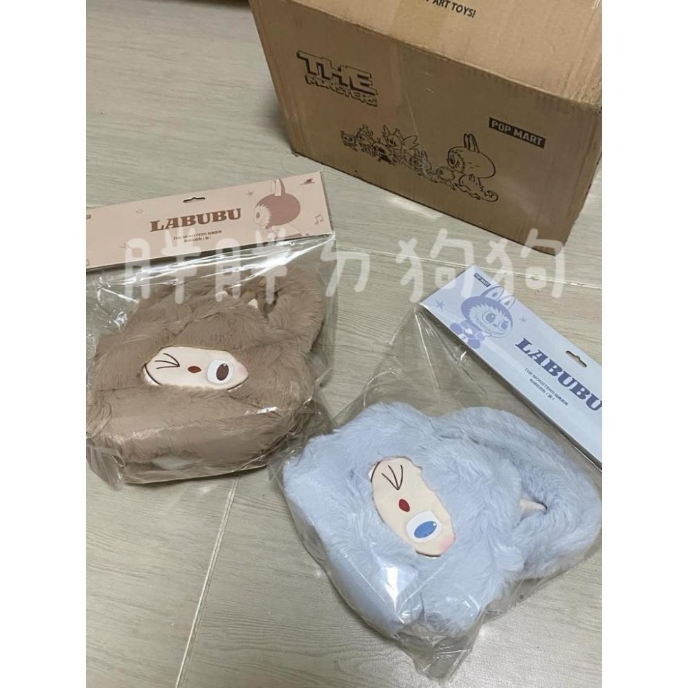 《胖胖ㄉ狗狗》✨正版現貨✨LABUBU毛絨花花包 收藏 小包 小廢包 送禮推薦-細節圖2