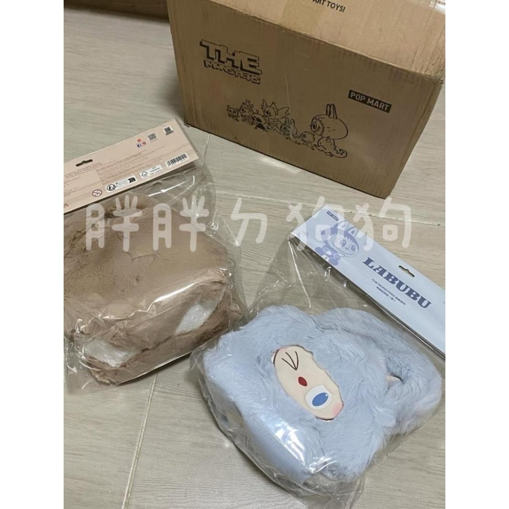《胖胖ㄉ狗狗》✨正版現貨✨LABUBU毛絨花花包 收藏 小包 小廢包 送禮推薦-細節圖3
