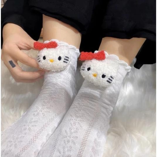 《胖胖ㄉ狗狗》*現貨*三麗鷗系列立體襪 襪子 大耳狗 美樂蒂 庫洛米 kitty 凱蒂-細節圖8