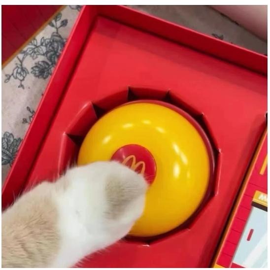 《胖胖ㄉ狗狗》*現貨*麥當勞鈴鐺 鈴鐺 搶麥大作戰 寵物鈴鐺 搶答玩具 玩具寵物玩具 寵物用品-細節圖2