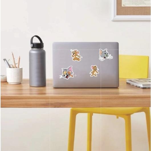 《胖胖ㄉ狗狗》*現貨*貓和老鼠貼紙 手帳 diy 卡通 可愛 手繪貼紙 防水 行李箱 水杯 筆電 手帳素材-細節圖3