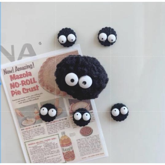 《胖胖ㄉ狗狗》*現貨*煤球冰箱貼 磁鐵 居家生活 居家生活 居家用品-細節圖4