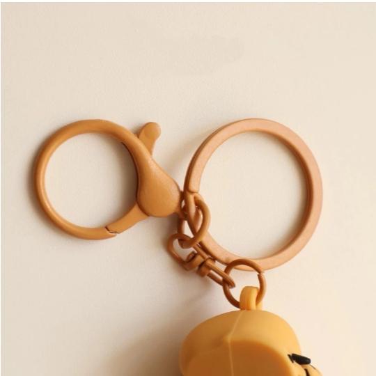 《胖胖ㄉ狗狗》*現貨*線條小狗鑰匙圈 磁吸 鑰匙圈 掛件 情侶 閨蜜 送禮推薦 可愛 掛飾-細節圖8