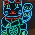 JDM 汽車貼紙 汽車冷光貼 LED 閃爍貼紙 五星 wanted 車貼 聲控 發光 日系改裝風-規格圖2